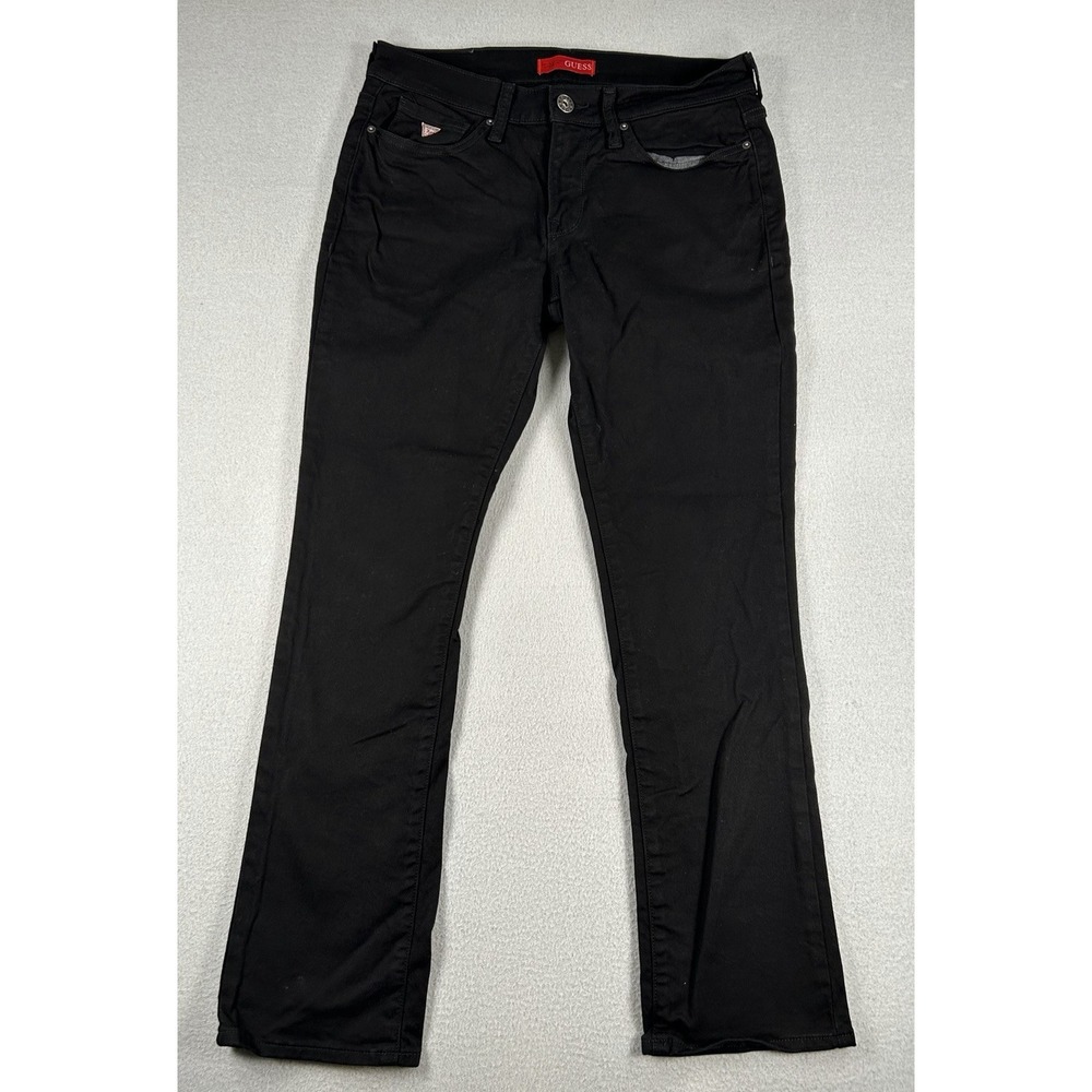 Guess Mens Brit-Rocker Skinny Stretch Black Jeans 32x29 EXCELLENT